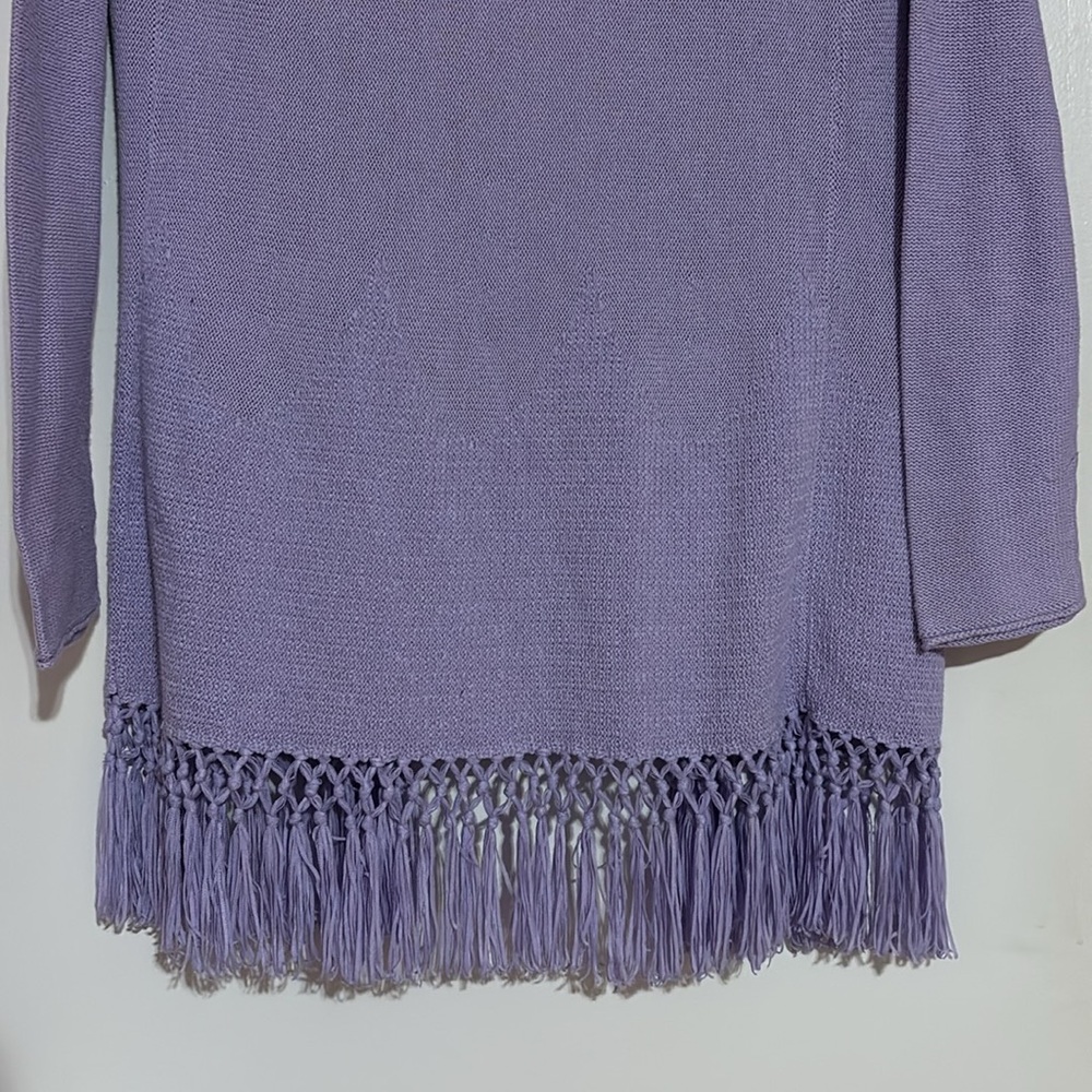 ✨FINAL HR TO BUY✨ Lilly Pulitzer Tatum Cardigan Lilac Verbana - Picture 11 of 13